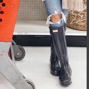 HUNTER Tall Gloss Boots